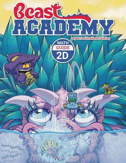 Beast Academy 2Aβ2D Guide and Practice 8-Book Set cover