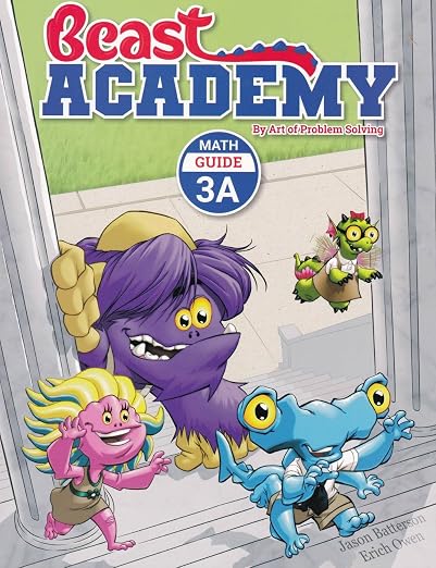 Beast Academy 3Aβ3D Guide and Practice 8-Book Set cover