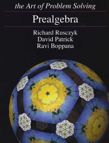 Art of Problem Solving Prealgebra Textbook and Solutions Manual cover